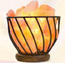 Metal Bowl Basket with Chunks